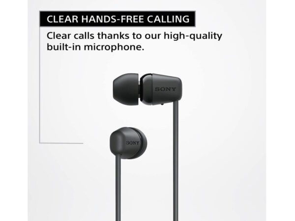 Sony slusalice WIC100, crnein-Ear; Bluetooth; sa mikrofon_5