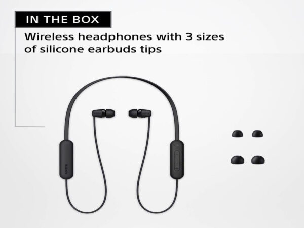 Sony slusalice WIC100, crnein-Ear; Bluetooth; sa mikrofon_6