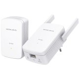 Mercusys MP510 KIT AV1000 Gigabit Powerline N300 Wi-Fi KIT (1× MP510 + 1× MP500) 300 Mbps at 2.4 GHz, 1000 Mbps Powerline,Broadcom CPU, 1× Gigabit Port, 2× Fixed External Antennas, Wall Plugged, HomePlug AV2,Plug and Play, One-Touch Wi-Fi Config._0