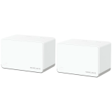 Mercusys Halo H70X (2-pack) AX1800 Whole Home Mesh Wi-Fi 6 System, 574 Mbps at 2.4 GHz + 1201 Mbps at 5 GHz, Internal Antennas, 3× Gigabit Ports per Unit (WAN/LAN auto-sensing), 1024-QAM, OFDMA, MERCUSYS APP, Router/AP Mode, One Unified Network_0