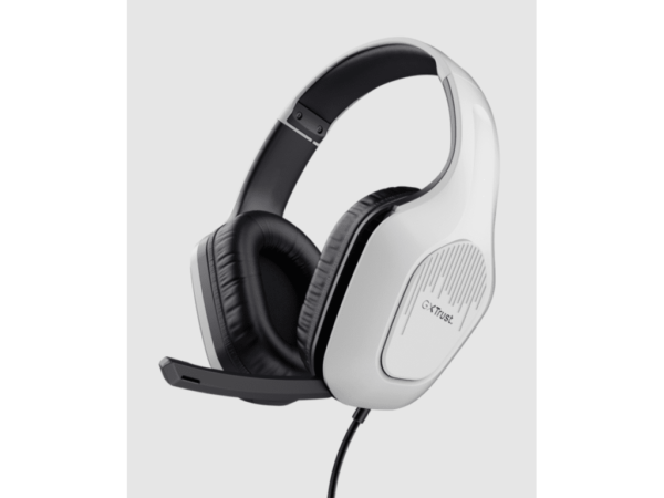 Trust GXT 415W Zirox slušalice žičane bijele gaming slušalic 200 cm kabl, 3.5 mm, over-ear, mikrofon_2