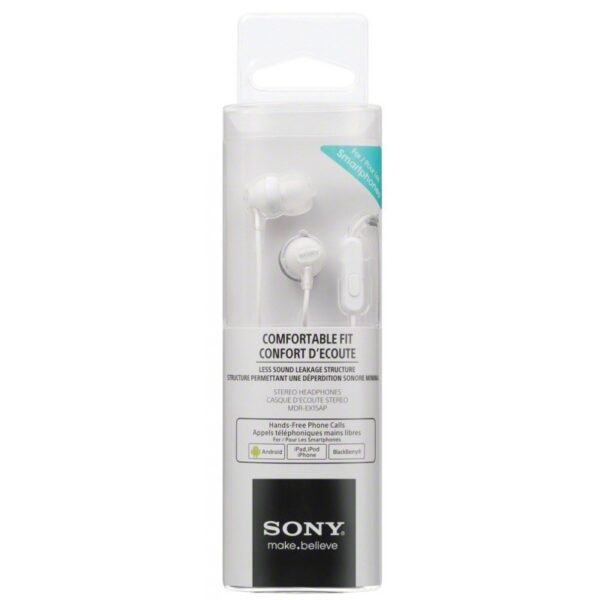 Sony slušalice EX-15 bijelein-ear, mikrofon_0