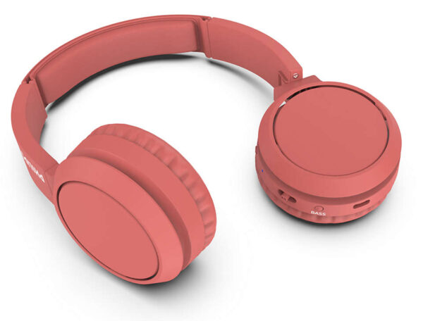 Philips TAH4205RD slušaliceBežične slušalice, mat crveneBASS, 29 sati reprodukcije_2