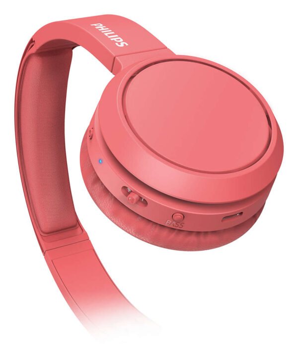Philips TAH4205RD slušaliceBežične slušalice, mat crveneBASS, 29 sati reprodukcije_4