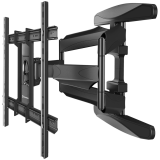 ONKRON Full Motion TV Wall Mount for 40 to 75-inch Flat Panel TVs Digital Panels 45,5 kg, Black_0