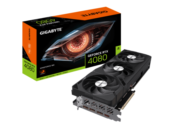 Gigabyte VGA RTX 4080 WF 16GB16GB GDDR6X 256bit;3xDP,1xHDMIGVN4080W-00-G_0