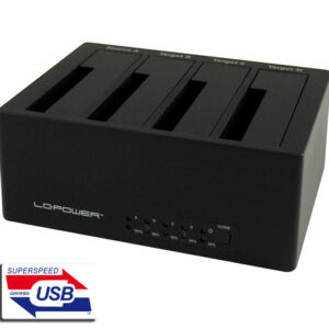 LC-Power LC-DOCK-U3-4BHDD docking station2,5"/3,5" SATA HDDs/SSDs_0