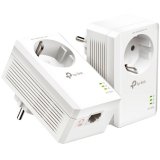 TP-Link AV1000 Passthrough Powerline KIT, Broadcom, 1 Gigabit Ports, 1000Mbps Powerline, HomePlug AV2, Green Powerline, Plug and Play, Pair Button, New PLC Utility, Twin Pack_0