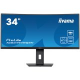 IIYAMA Monitor XCB3494WQSN-B5 34" ETE UW IPS-panel, 3440x1440 120Hz, 300cd/m², 0,4ms MPRT, Speakers, USB-C Dock (LAN, DP-Out, 65W PD), DisplayPort, HDMI, KVM, USB3.0x3, FreeSync Premium, 15cm Height Adj. Stand_0