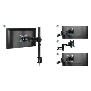 Arctic Z1 nosač za monitore, Basic single nosačDesk mount monitor arm_0