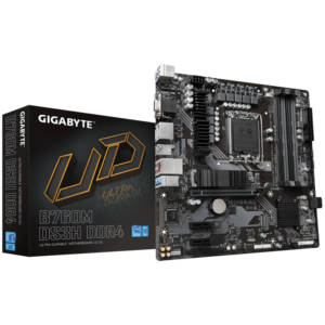 Gigabyte MB B760M DS3H DDR4LGA1700; 4xDDR4; 2xM.2, 4xSATA6xUSB; VGA, HDMI, 2xDP;_0