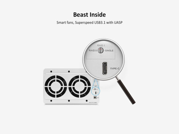 TerraMaster NAS F4-2104 bays,Quad Core 1.4GHz 72TB_3