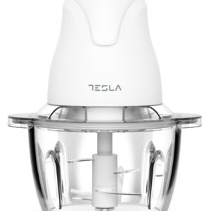 TESLA Sjeckalica FC302WSnaga 400 W; Kapacitet 1 L; 4 inox oštrice na 2 nivoa; staklena pos_0