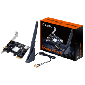 Gigabyte WIFI WBAX2400R6GHz, UL lat; 2400Mbpsup to160MHz-5/6GHz; BL5.3; PCIe_0