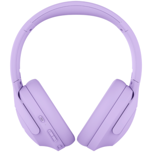 CANYON OnRiff 10, Canyon Bluetooth headset,with microphone,with Active Noise Cancellation function, BT V5.3 AC7006, battery 300mAh, Type-C charging plug, PU material, size:175*200*84mm, charging cable 80cm and audio cable 150cm, Purple, weight:253g_0