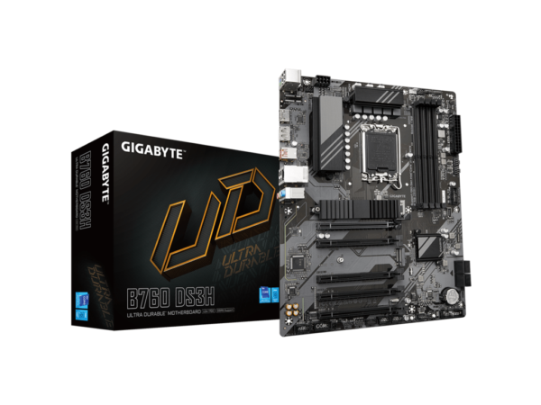 Gigabyte MB B760 DS3HLGA1700; 4xDDR5; 2xM.2, 4xSATA6xUSB; HDMI, DP; ATX_0