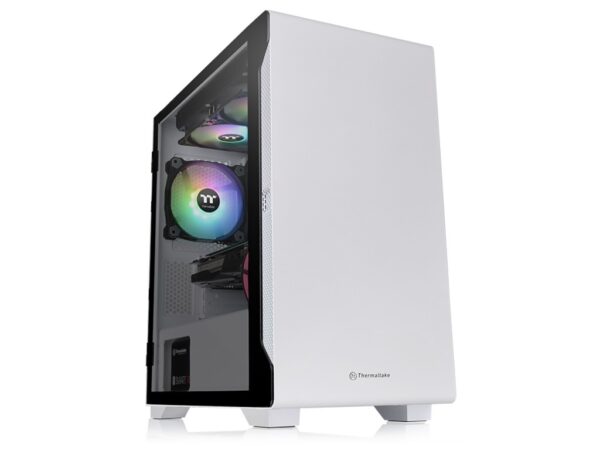 Thermaltake S100 White Micro Micro case, tempered glass, 1x 120mm fan_2