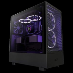 NZXT CASE H5 FLOW BLACK RGB _0