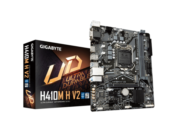 Gigabyte MB H410M H V2;LGA1200; 2xDDR4; M.2, 4xSATA6xUSB; VGA, HDMI; mATX_0