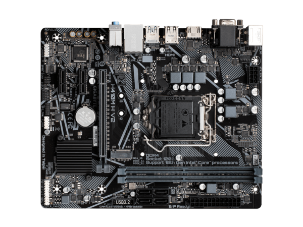 Gigabyte MB H410M H V2;LGA1200; 2xDDR4; M.2, 4xSATA6xUSB; VGA, HDMI; mATX_1