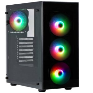 Spire case VISION 7025 RGBgaming, ATX, 4x RGB fan 120mmVGA: 370mm, CPU cooler: 170mm_0