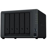 Synology DiskStation DS1522+,Tower, 5-Bay 3.5'' SATA HDD/SSD,2 x M.2 2280 NVMe SSD, CPU AMD Ryzen™ R1600 dual-core (4-thread) 2.6 GHz, max. boost clock up to 3.1 GHz, 8GB DDR4 ECC SODIMM, 4 x 1Gbe, 2xUSB 3.2, 2 x eSATA, 2.7 kg, 3y_0