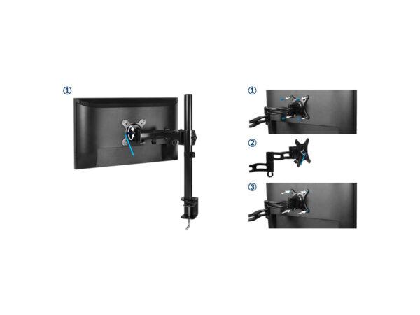 Arctic Z1 nosač za monitore, Basic single nosačDesk mount monitor arm_0