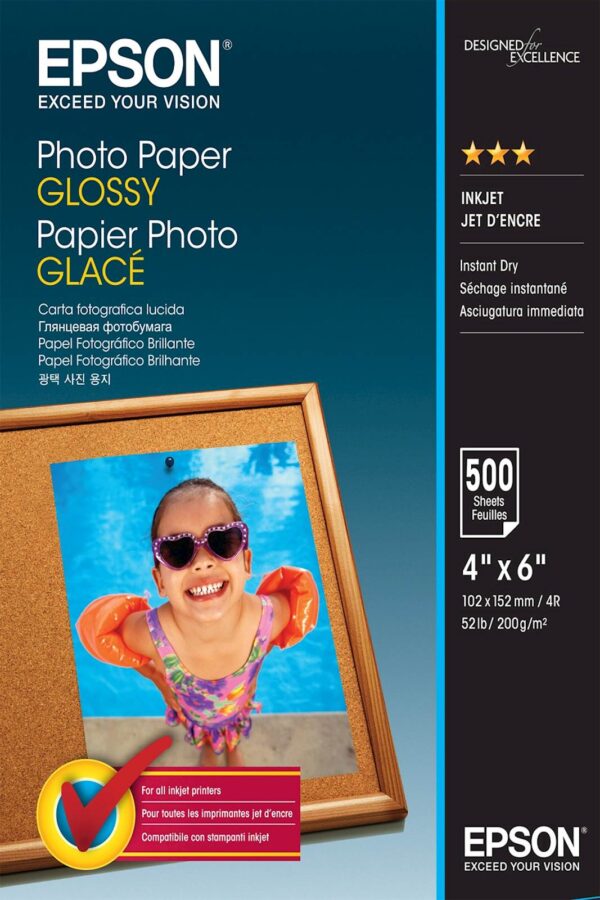 Papir EPSON Glossy 10x15, 500l, 200g/m2_0