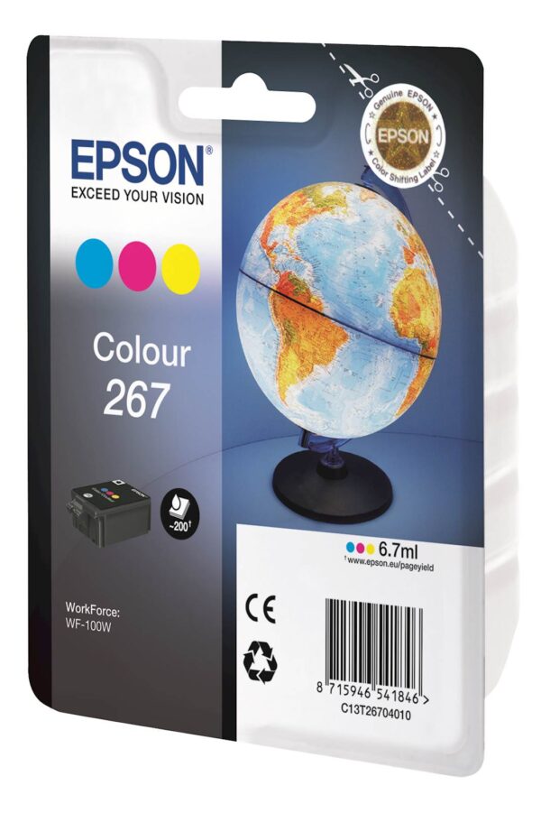 Tinta EPSON 267 WF-100W color_0