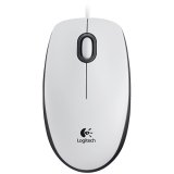 LOGITECH M100 Corded Mouse - WHITE - USB_0