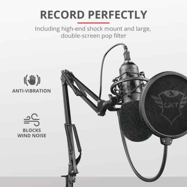 GXT252 Emita+ Streaming Professional USB studio mic - Including high-end shock mount_2