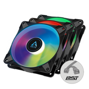 Arctic P12 PWM PST A-RGB 3xBlack,Semi-passive 120 mm Fandigital A-RGB_0