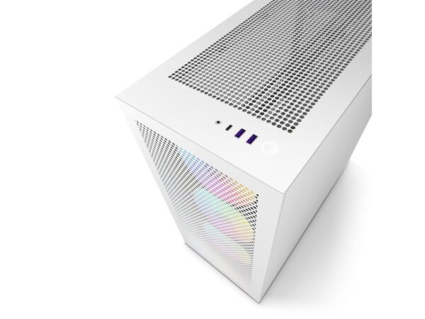 NZXT CASE H7 Flow White RGBMini-ITX, Micro-ATX, ATX3x F140 RGB fans, 1x F120Q fan_2