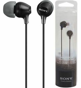 Sony slušalice EX-15 crne,In-Ear, mikrofon_0