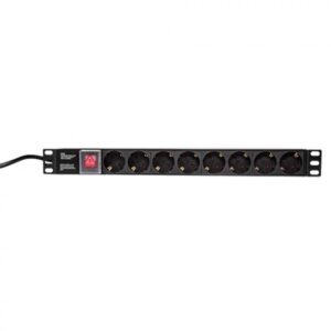 LogiLink napojni panel 19" PDU 1U 8xSchuko PDU8C01_0