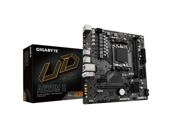 GIGABYTE MB A620M H 1.0AMD A620;AM5;2xDDR5;M.2RAID;HDMI,DP,mATX_0
