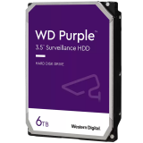 HDD Video Surveillance WD Purple 6TB CMR, 3.5'', 256MB, SATA 6Gbps, TBW: 180_0