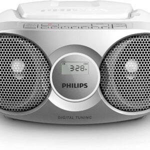 Philips CD SoundmachineCD; CD-R; CD-RW; FM Antena;RMS 3W; napajanje AC ili baterije; siva_0