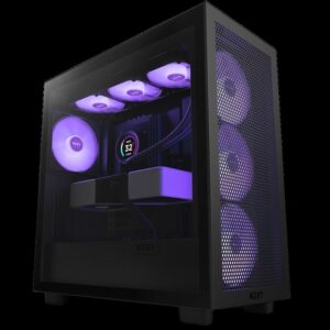 NZXT CASE H7 FLOW BLACK RGB Mini-ITX, Micro-ATX, ATX Mid-Tower, 4x fans_0