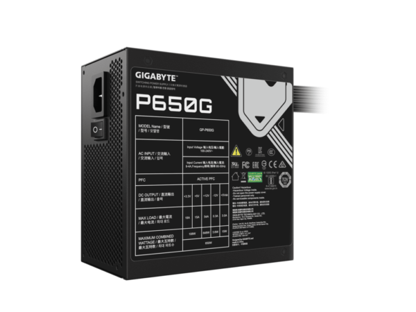 Gigabyte PSU 650W Gold, 80+_2