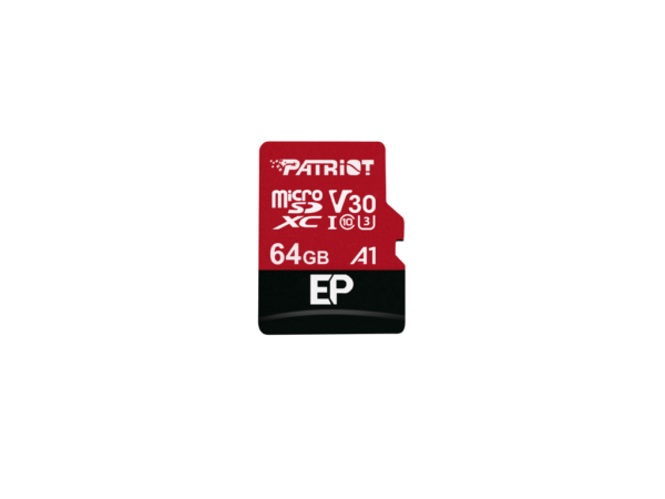 Patriot microSD 64GBEP V30 A1, C10, U3R/W : 90/80MB_0