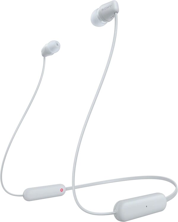 Sony slusalice WIC100, bijelein-Ear; Bluetooth; sa mikrofon_0