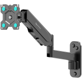 ONKRON TV Monitor Wall Mount Bracket for 13” – 34” Screens Full Motion with Gas Spring, Black_0