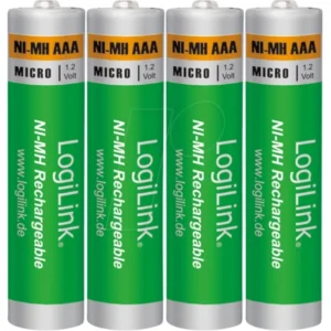 Logilink Baterije AAA Rechargeable LR03 NiMH 1000mAh 4KOM_0