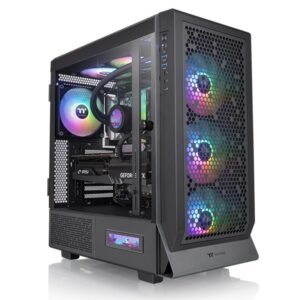 Thermaltake Ceres 500 TG ARGB Mid tower, SPCC, 3x CT140 ARGB fan, 1x CT140 ARGB fan_0