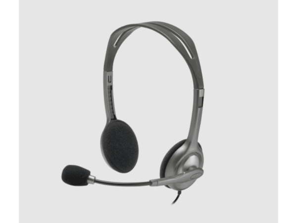Logitech H110 slušalicestereo, s mikrofonom, žične,srebrena boja_2