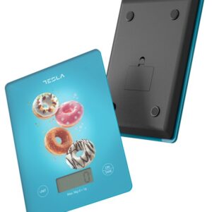 TESLA Kuhinjska vaga KS100BLKapacite 5 kg; 2XAAA baterija; Jedinica: g/fl.oz/oz/ml/lb_0